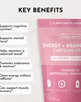 energy + brain boost - raspberry lemonade