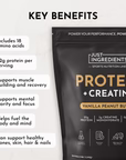vanilla peanut butter protein + creatine
