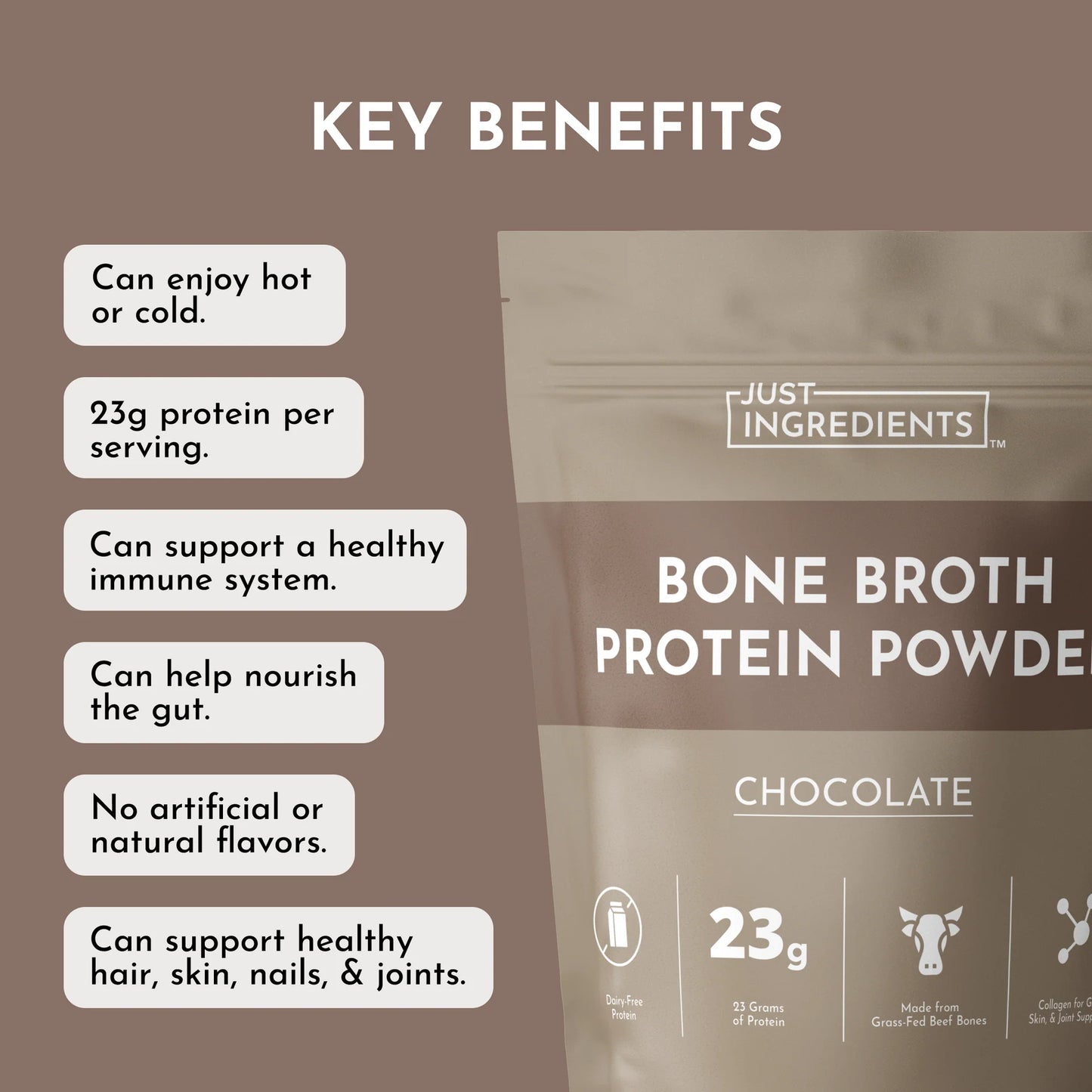 chocolate bone broth protein powder