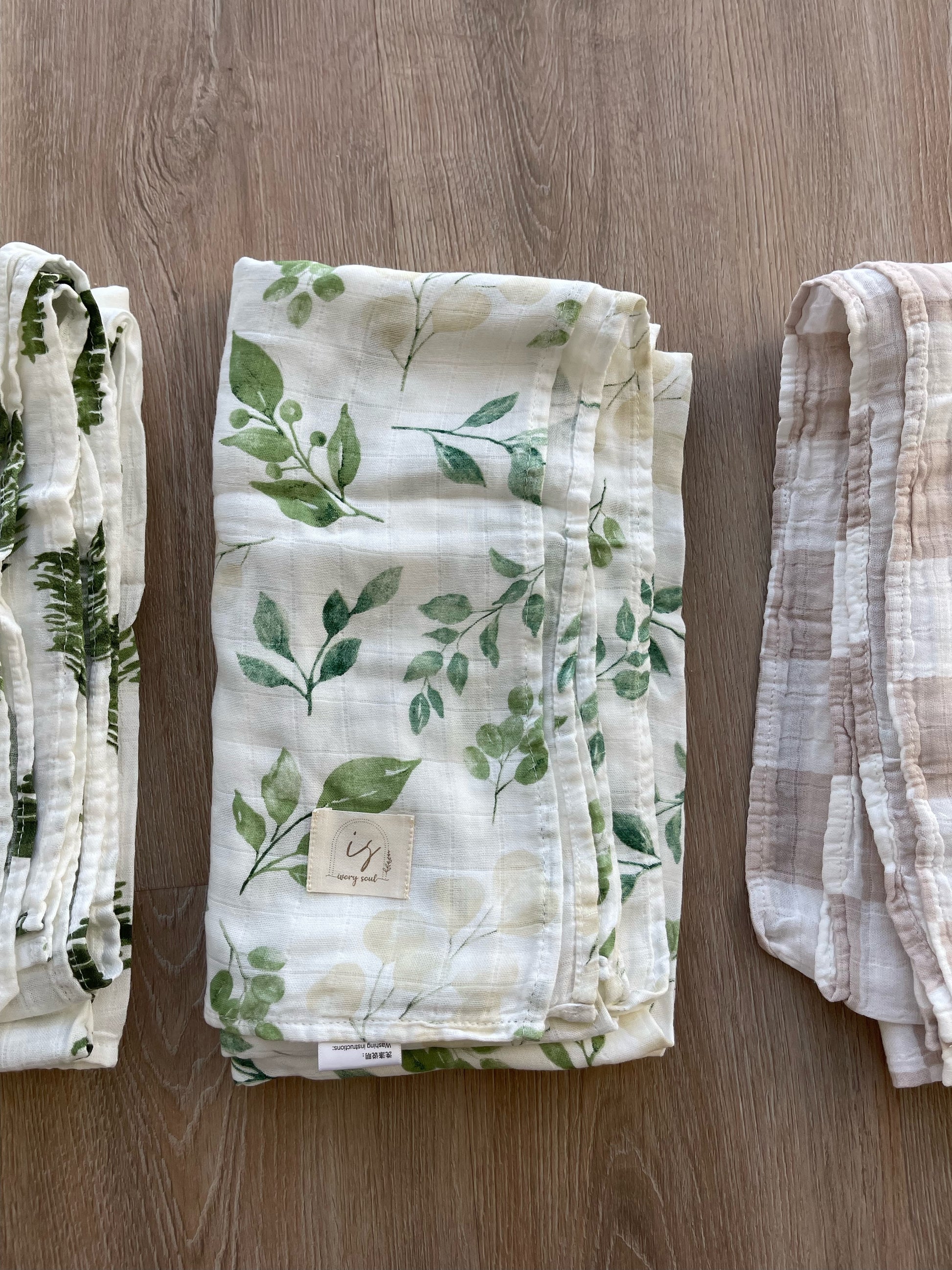 muslin baby swaddle - Ivory Soul