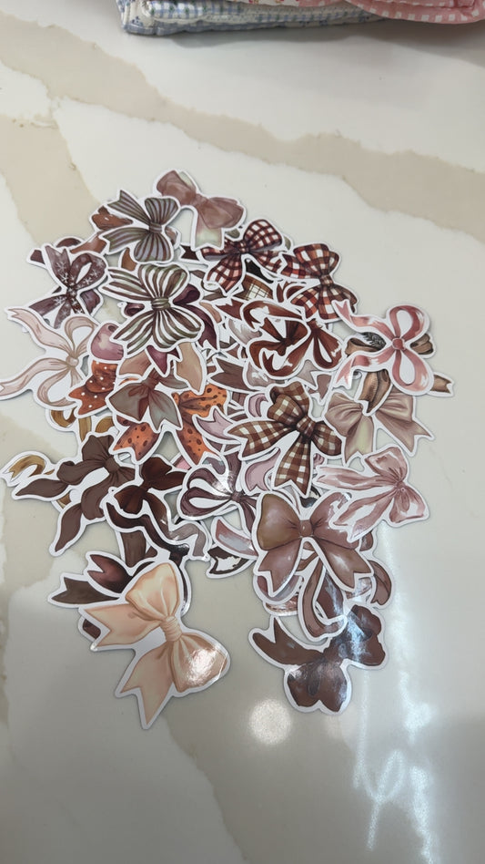 neutral bow stickers