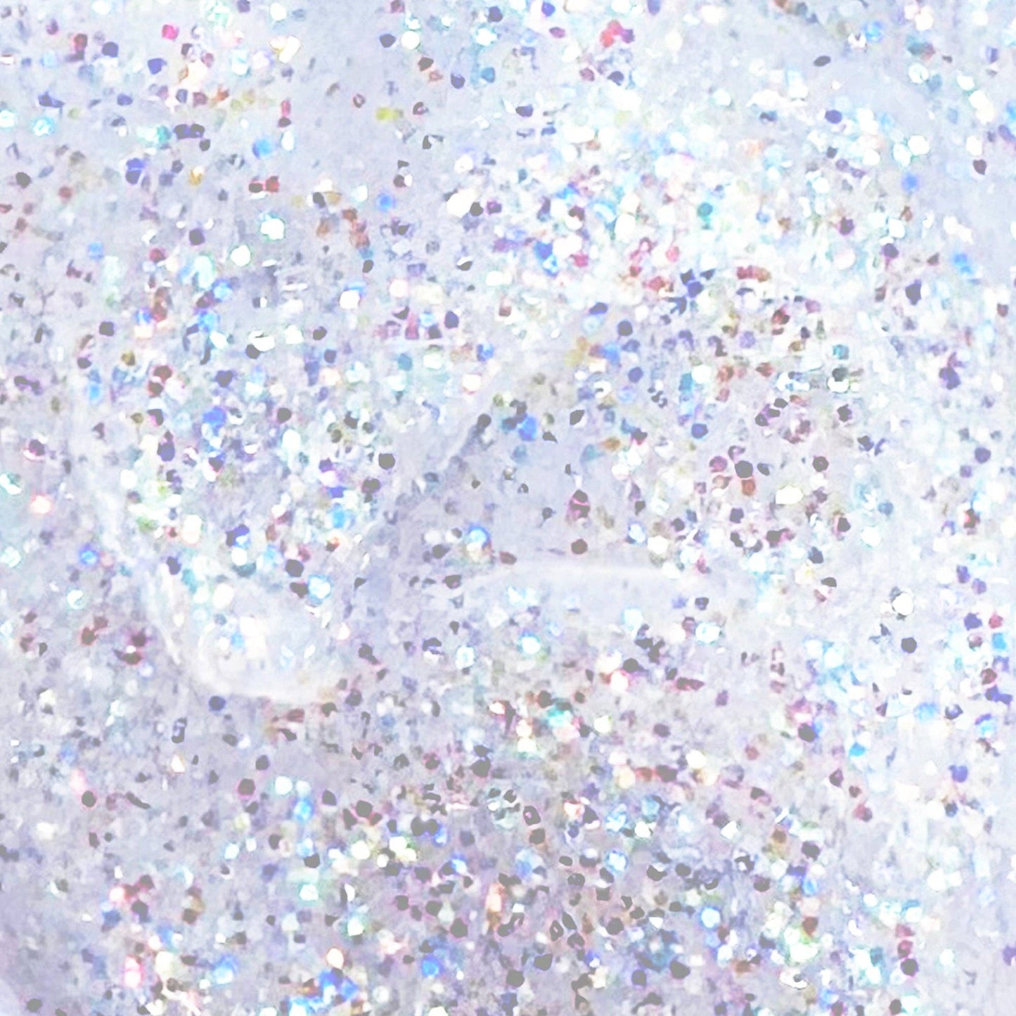 super sparkly fine glitter gel - white