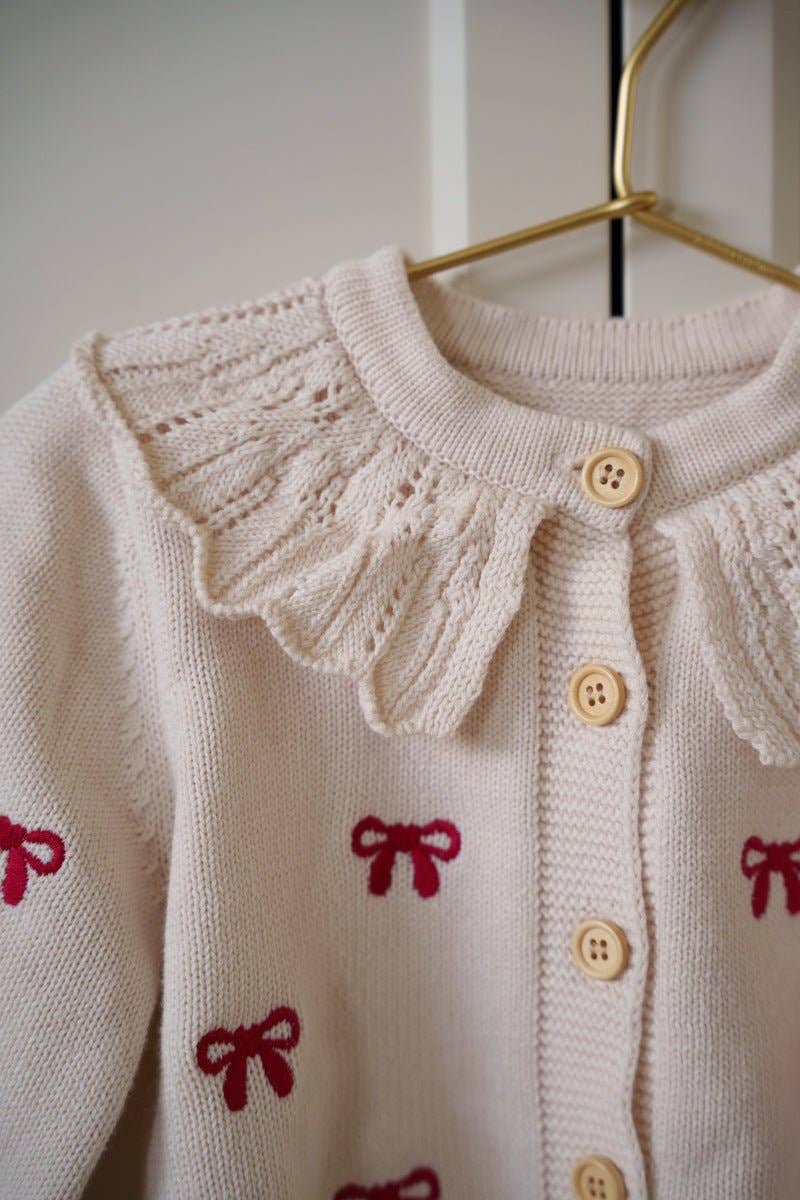 bow cardigan