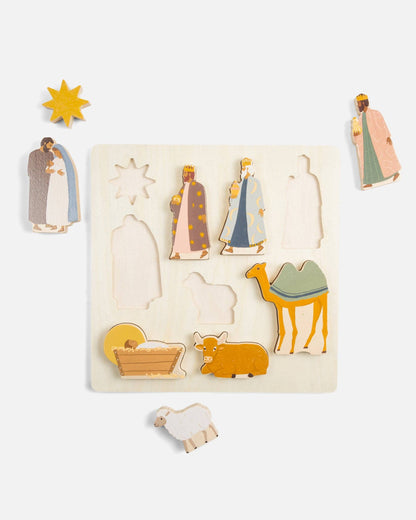 nativity wooden puzzle