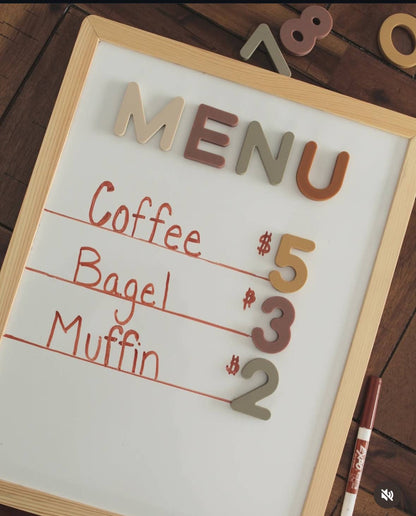 silicone number magnets 20 piece set