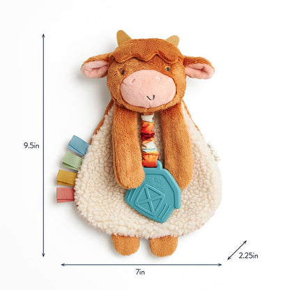 highland cow itzy friends lovey™ plush