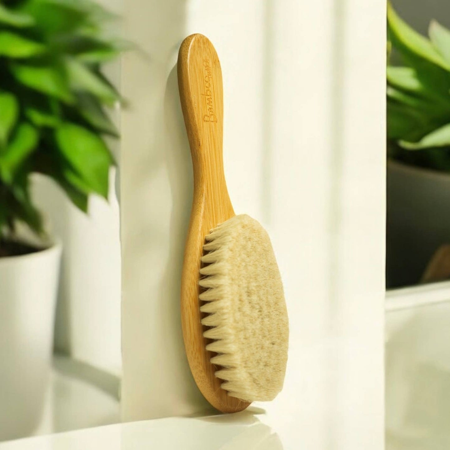 bamboo baby hairbrush