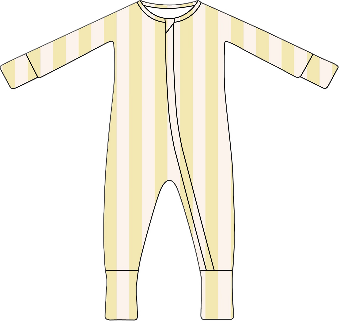 bamboo zip pajamas | butter
