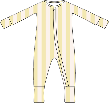 bamboo zip pajamas | butter
