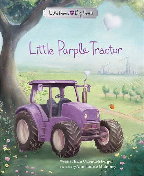 little purple tractor