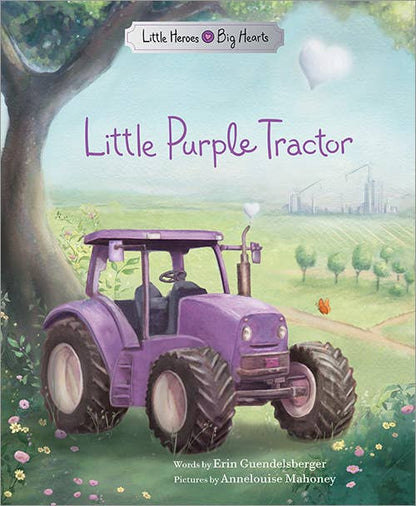 little purple tractor