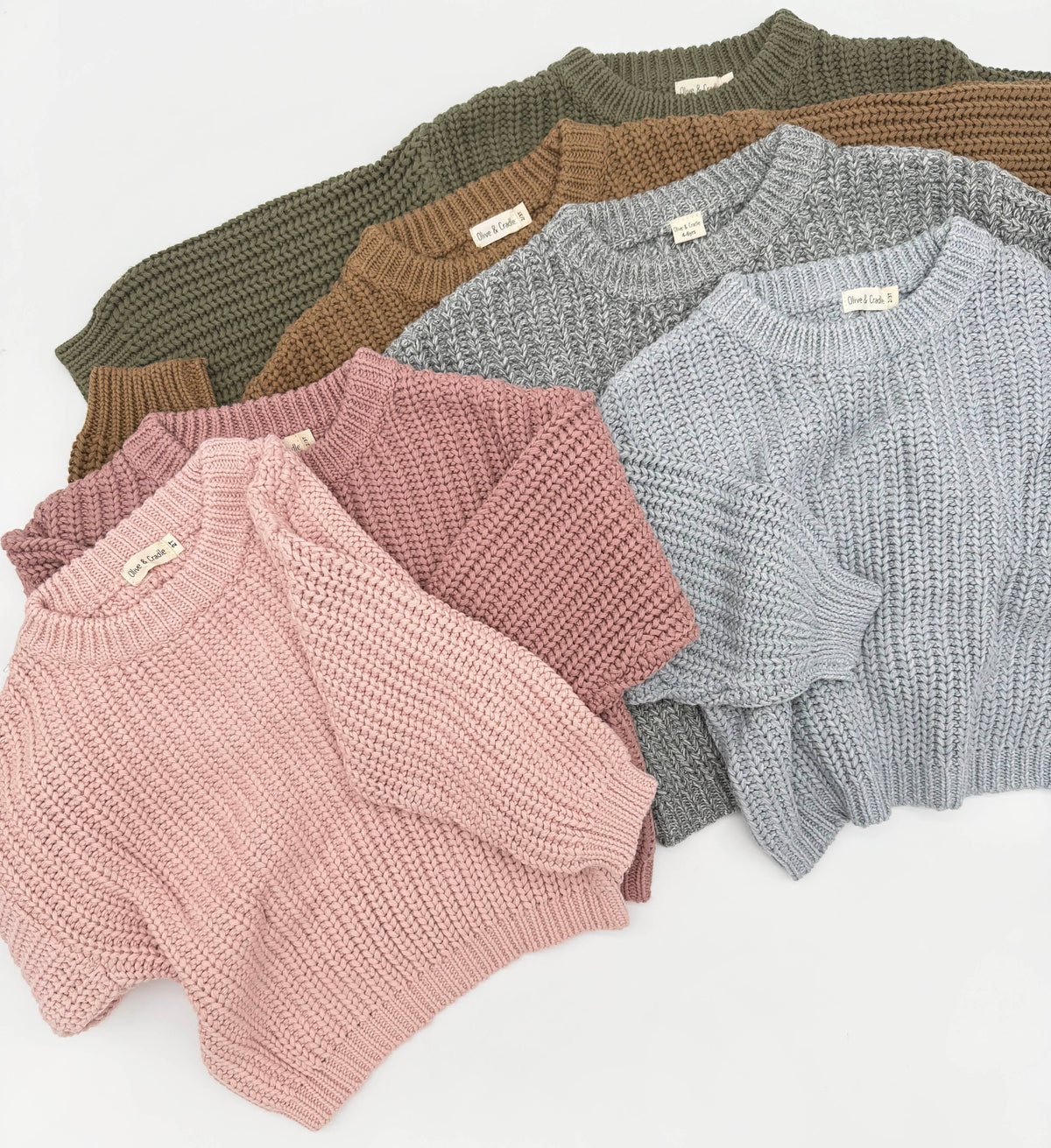 baby cotton chunky knit sweater
