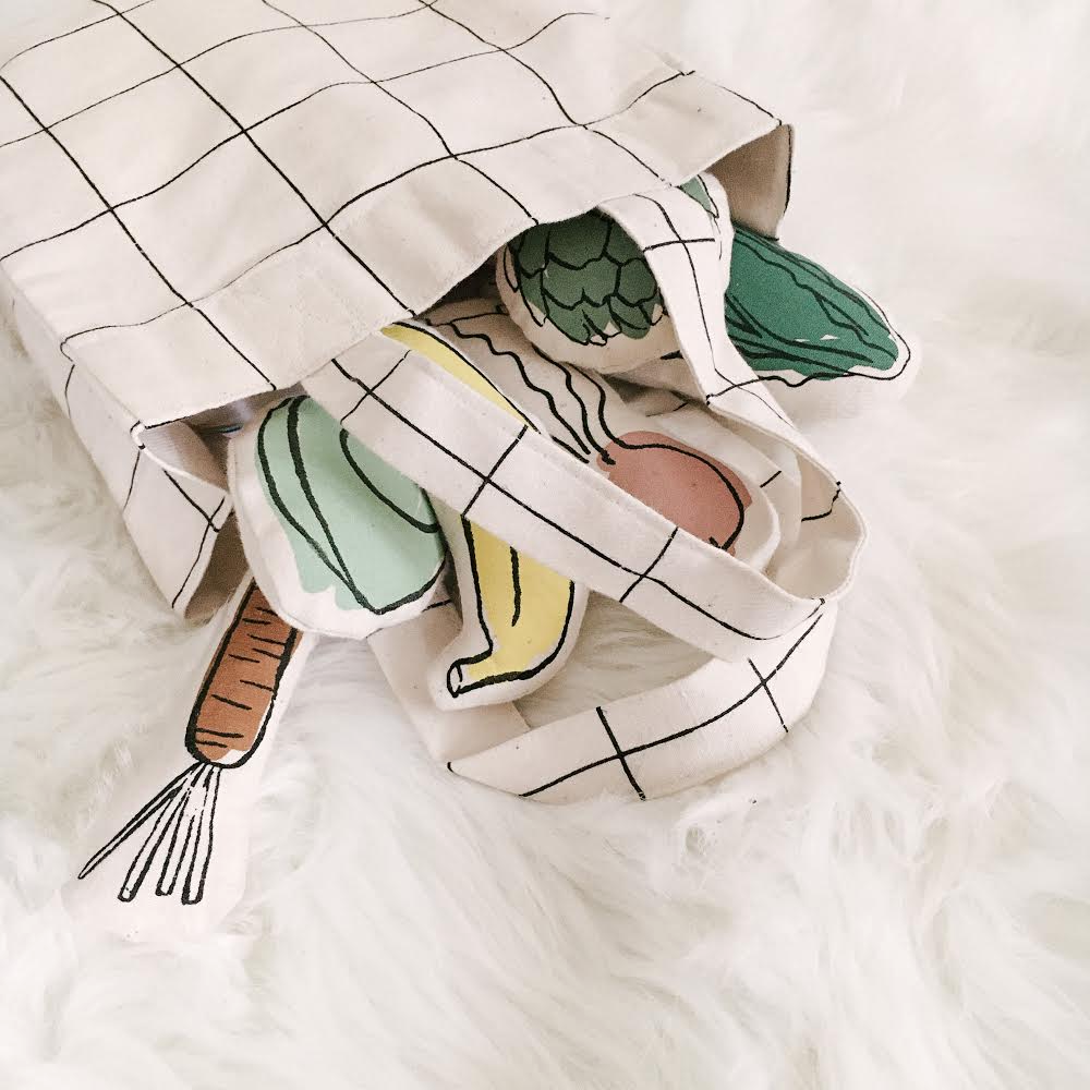 farmer's market canvas tote