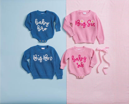 sibling baby sweater bubble