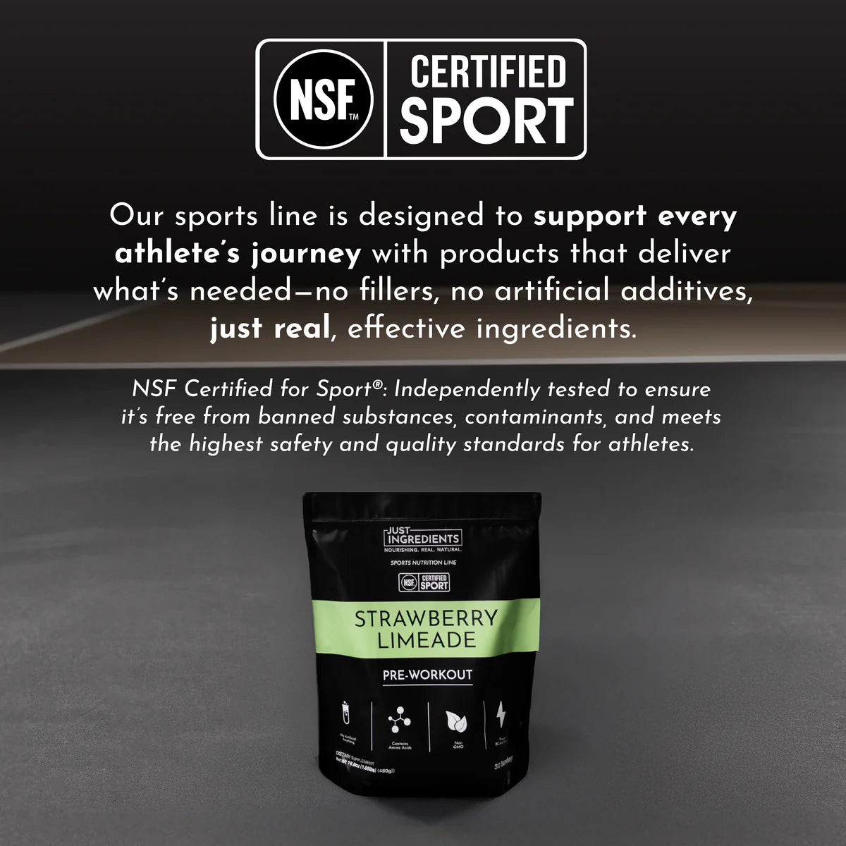 strawberry limeade pre-workout - NSF