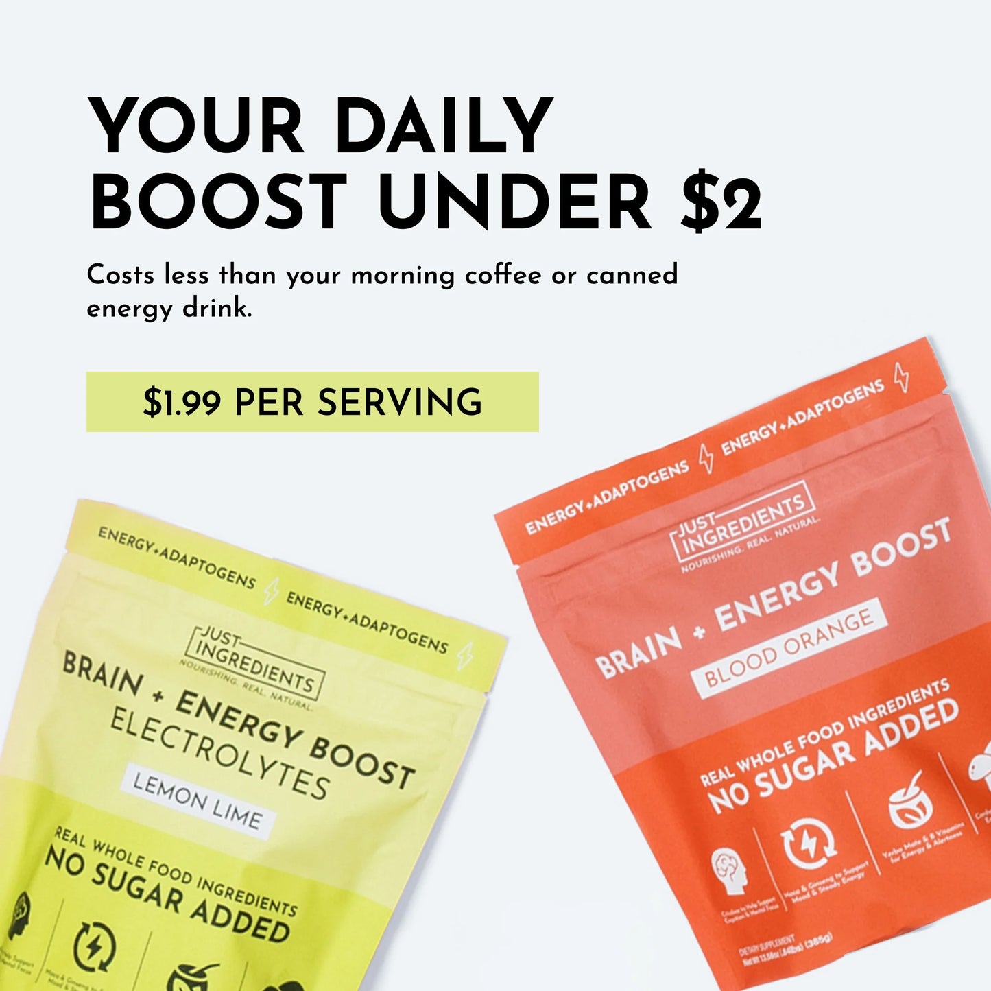 brain + energy boost electrolytes - lemon lime