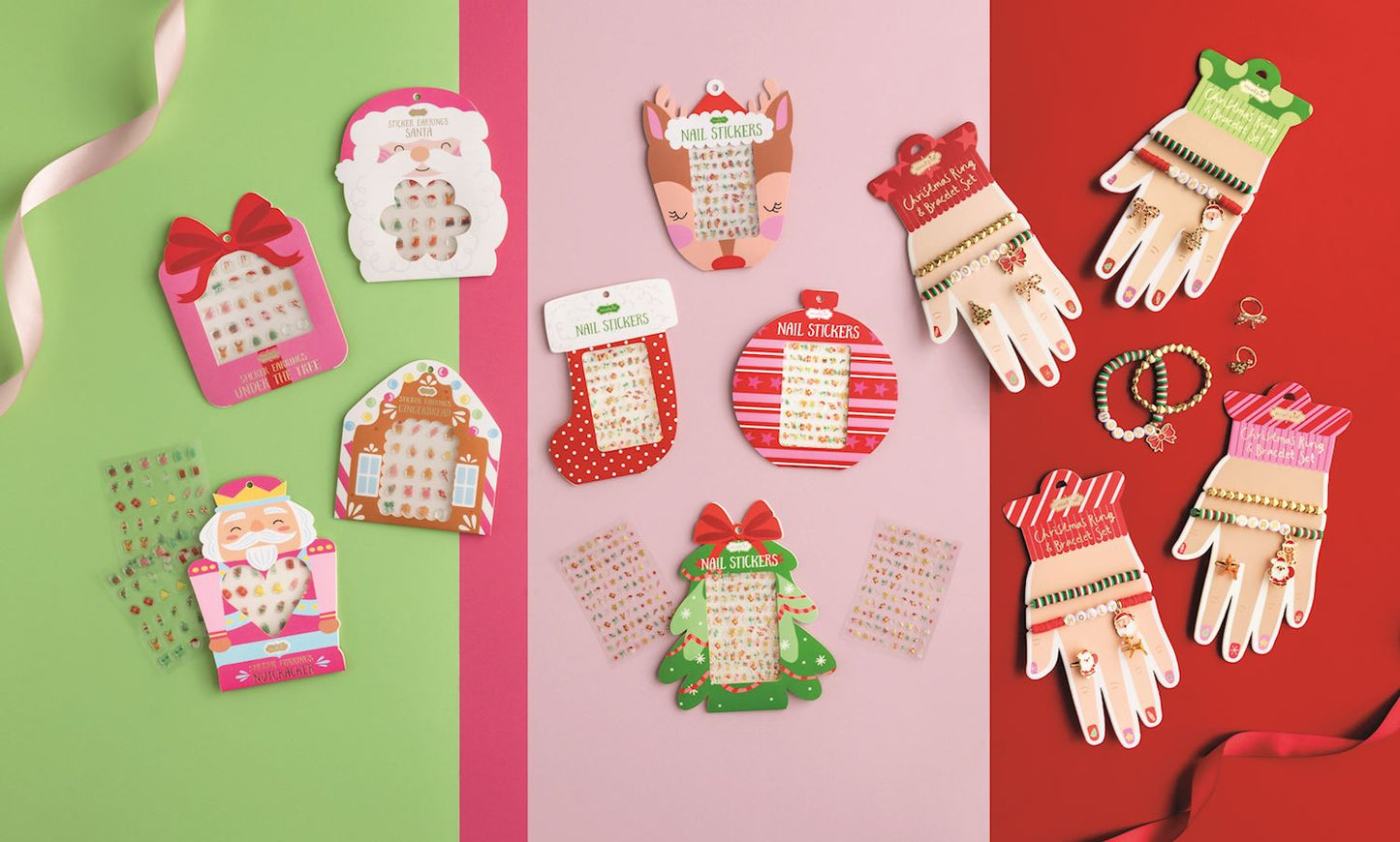 holiday nail sticker set