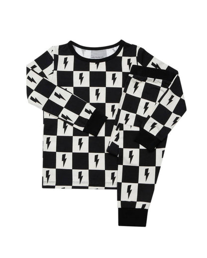 bamboo kids clothing two-piece set | checks & bolts