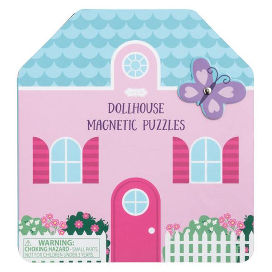 dollhouse + castle magnetic puzzle book