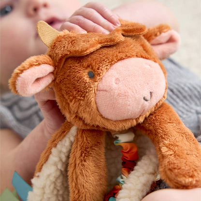 highland cow itzy friends lovey™ plush
