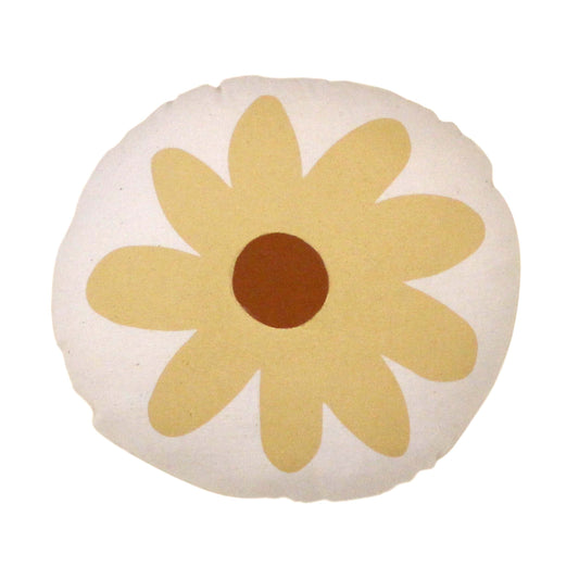 daisy canvas pillow