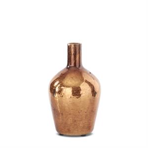 antique bronze matte glass bottle vases