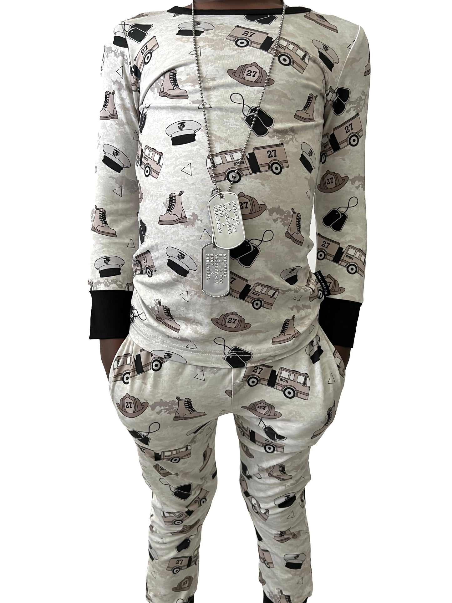 BAMBOO 2 PIECE PAJAMA SET - RUDI