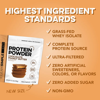 chocolate peanut butter protein powder | 10 servings