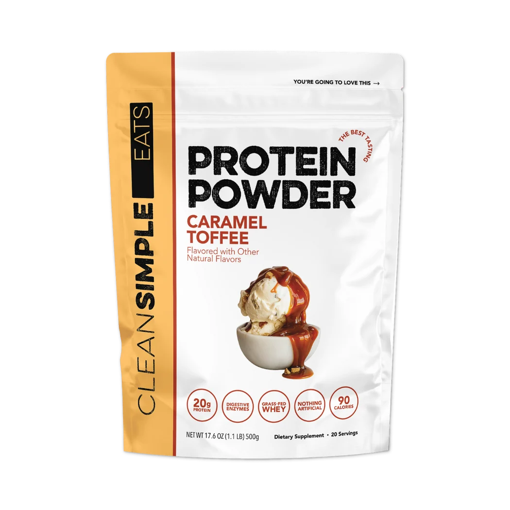 caramel toffee protein powder | 20 servings