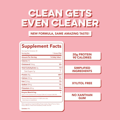 strawberry cheesecake protein powder | 30 servings