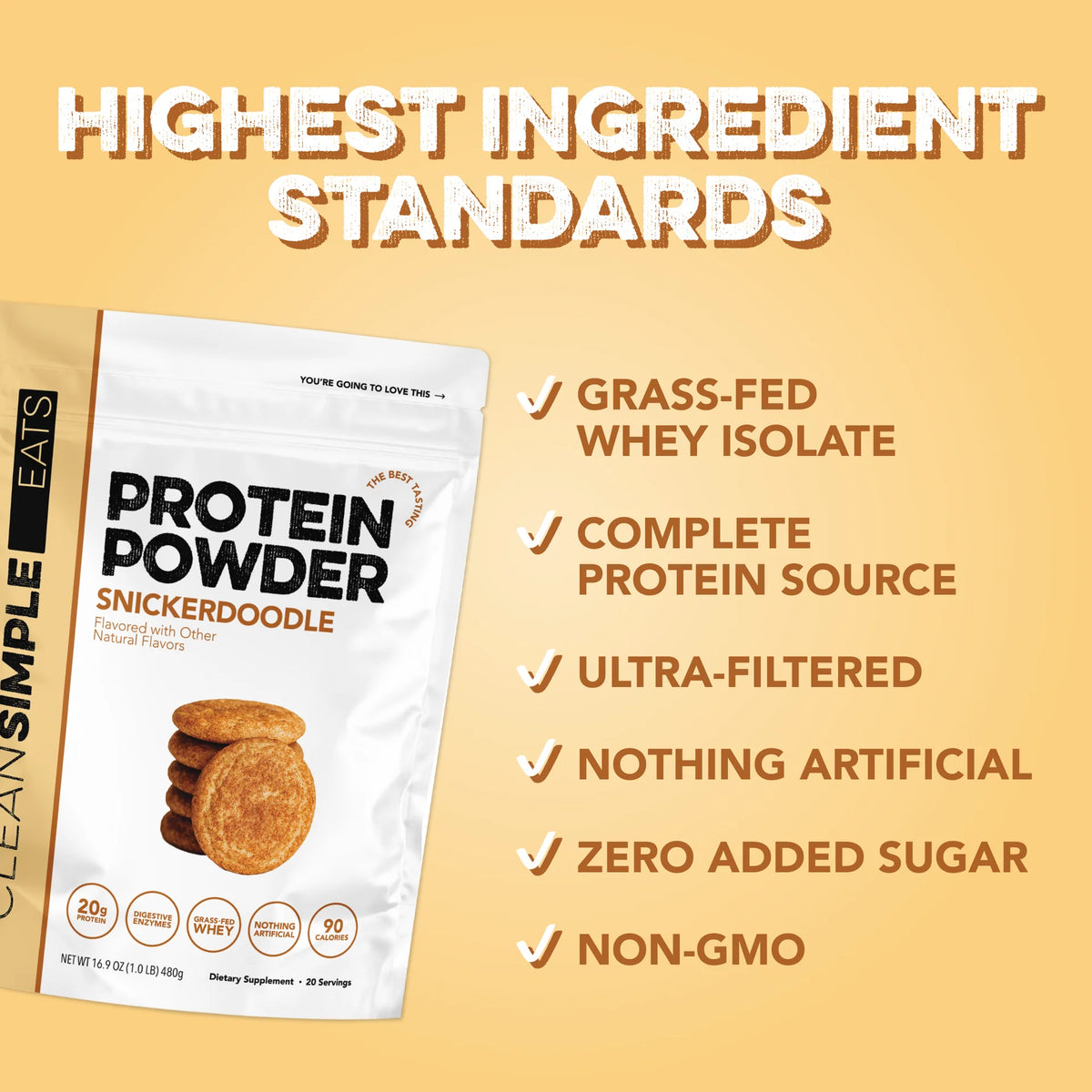 snickerdoodle protein powder | 20 servings