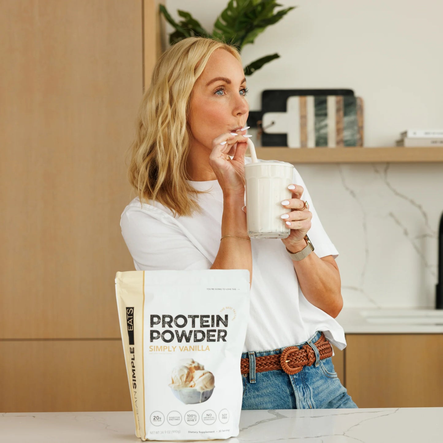 simply vanilla protein powder | 30 servings