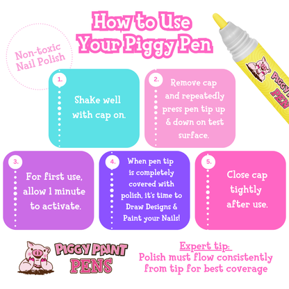 yippee yellow piggy paint pen