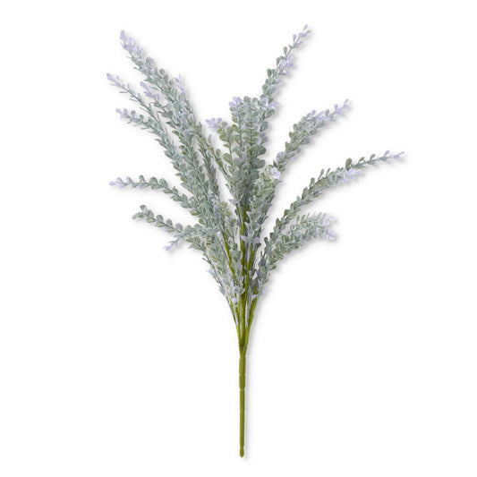 23" soft green w/ purple real touch bush