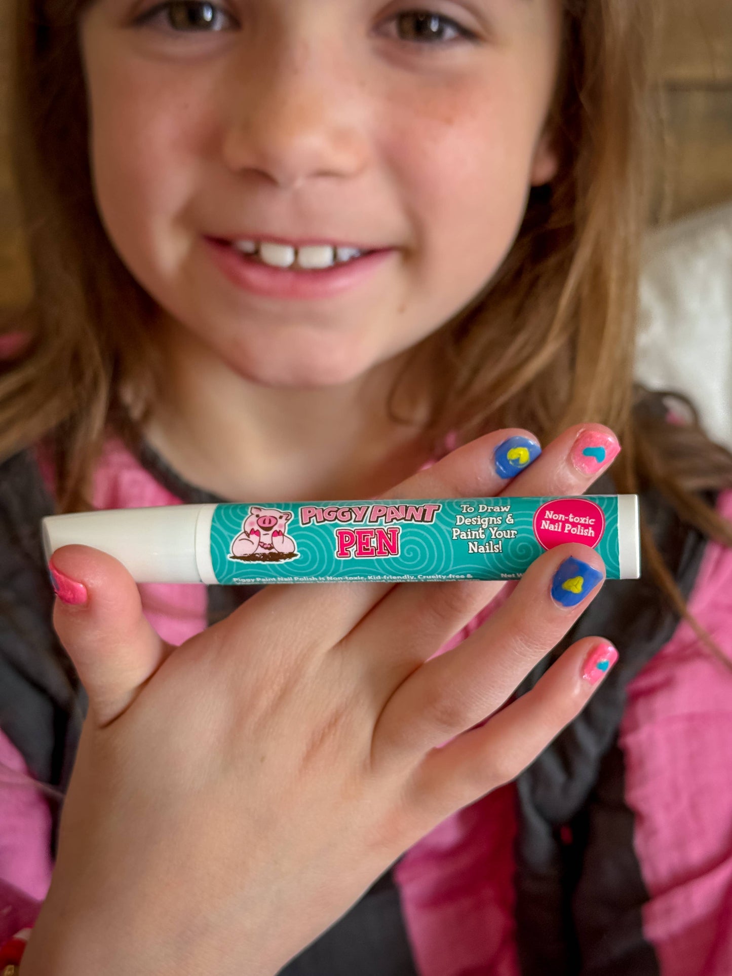 twirly teal piggy paint pen