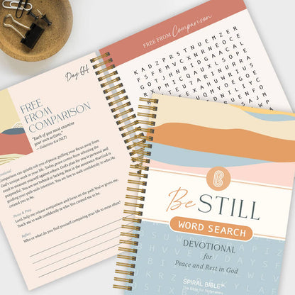 be still: word search devotional for peace & rest in God