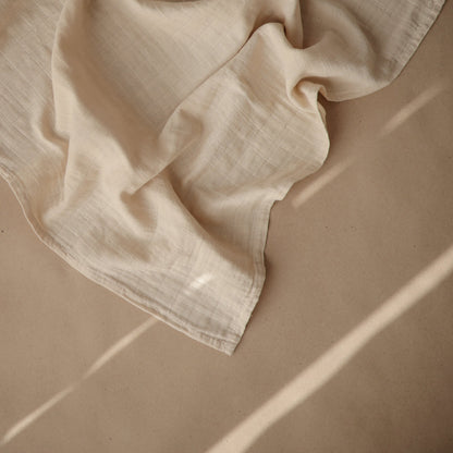 Organic Cotton Muslin Cloths 3-Pack - Ivory Soul