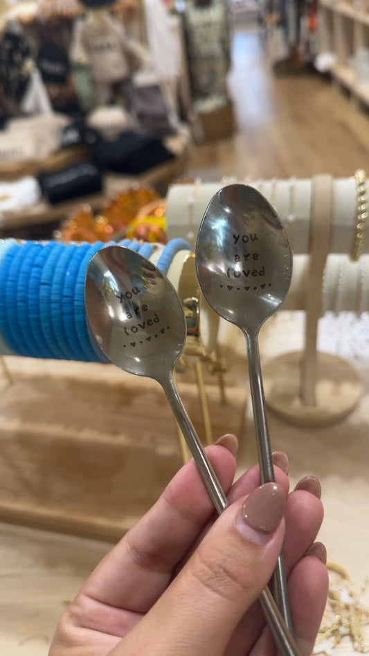you are loved spoon