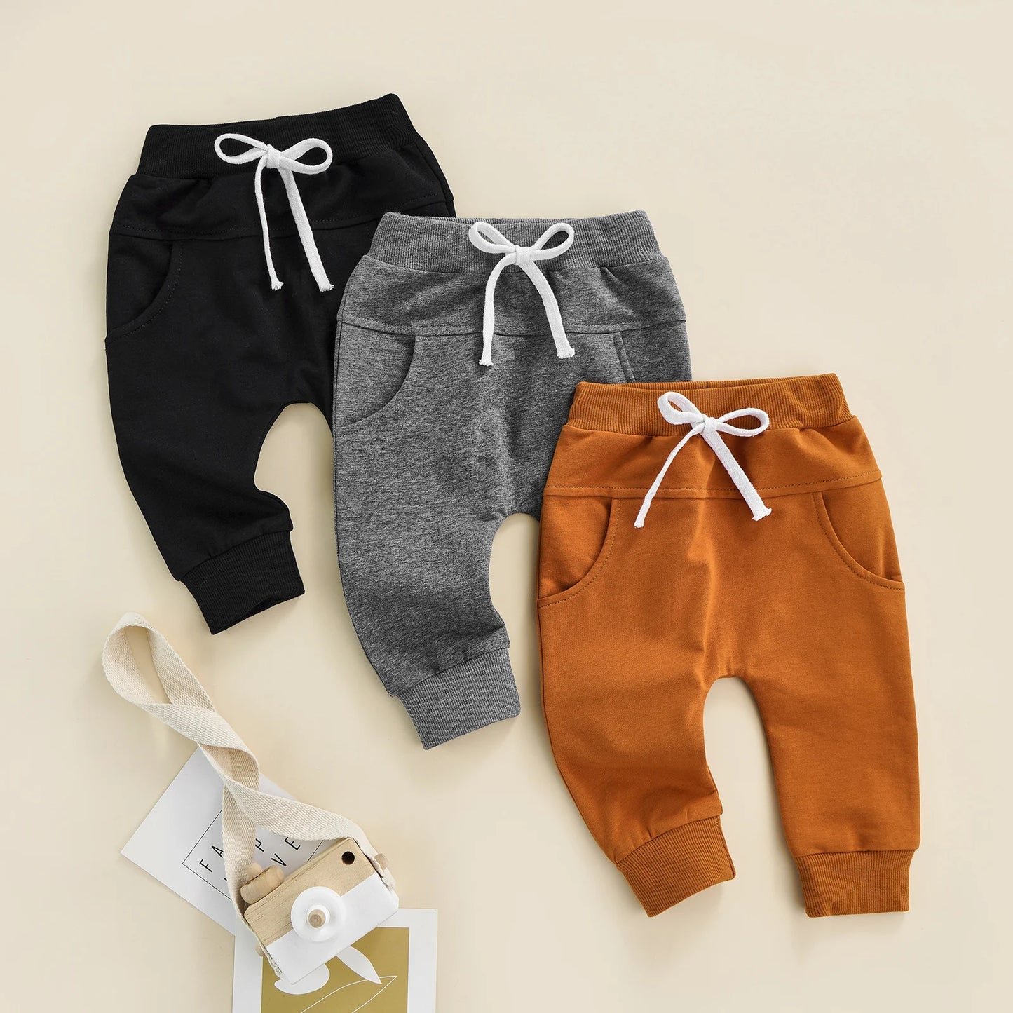 baby joggers with elastic waist