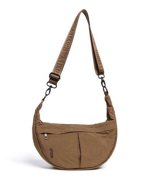 mocha crescent bag