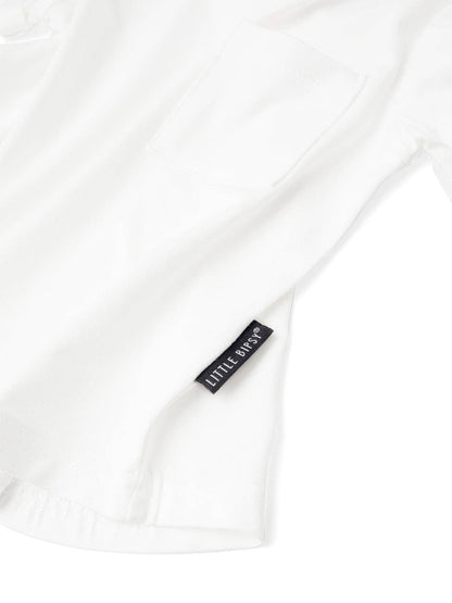 bamboo pocket tee - off white