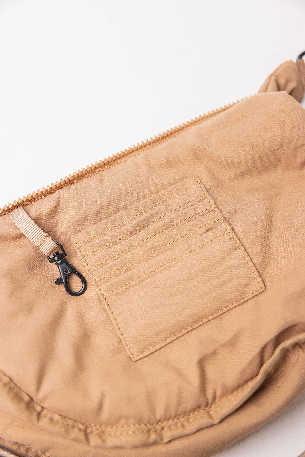 caramel crescent bag