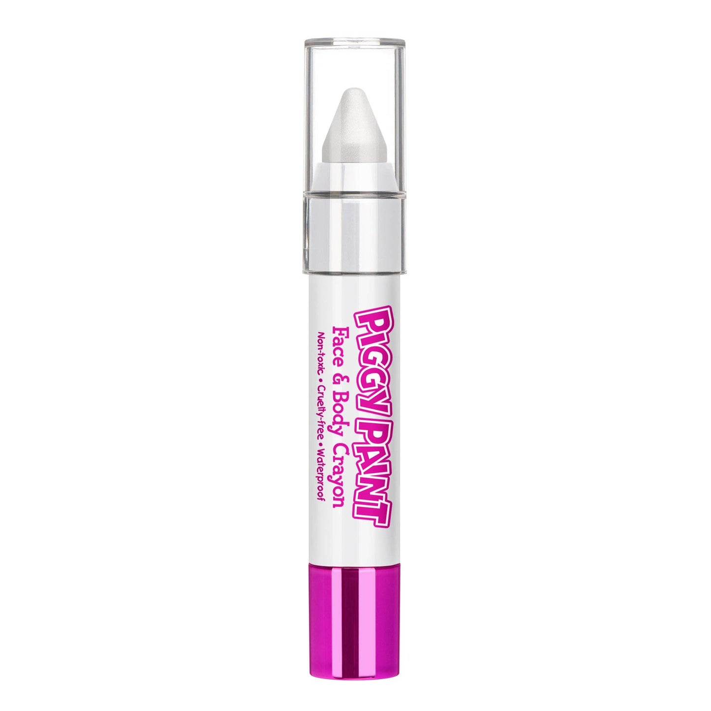 face + body crayon - whimsical white