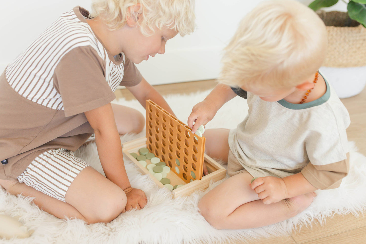 wooden four in a row