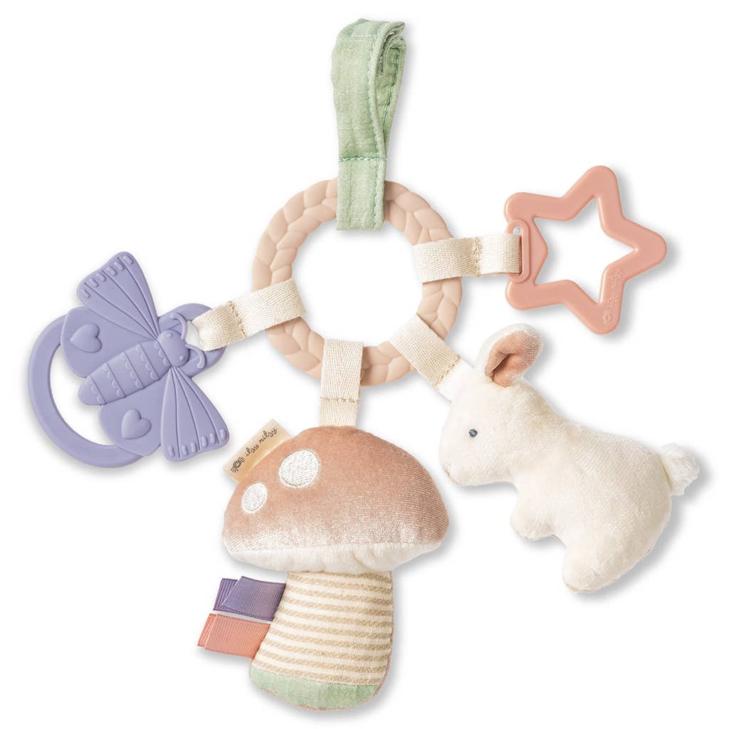 bitzy busy ring™ teething activity toy