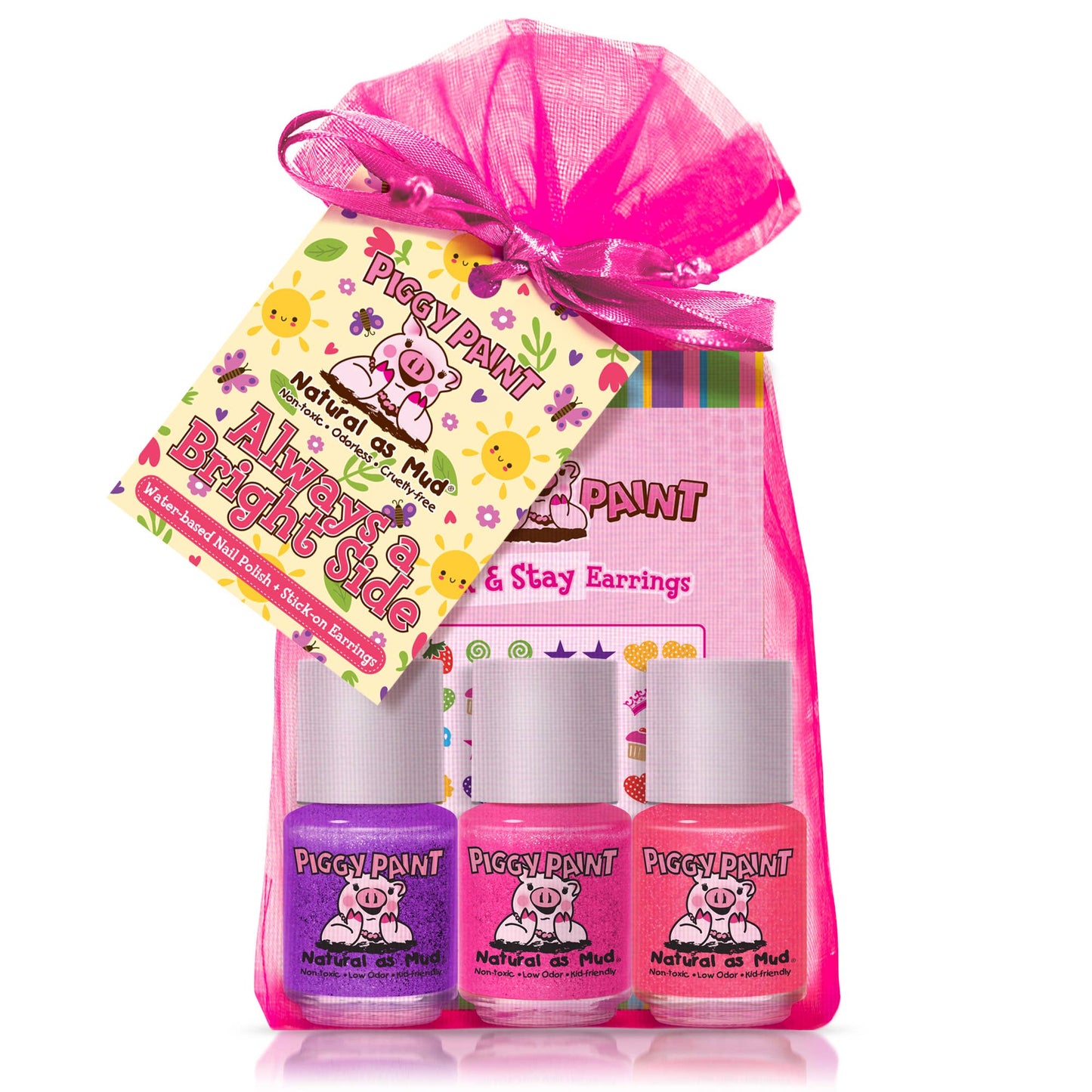 always a bright side- piggy paint gift set