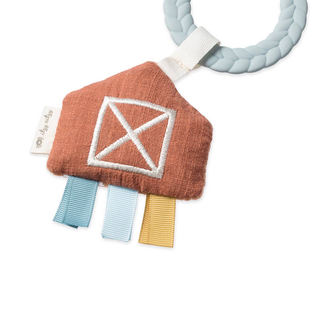 bitzy busy ring™ teething activity toy