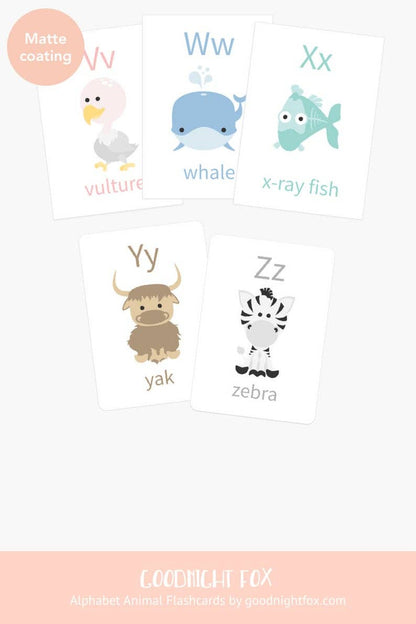 alphabet flashcards - 26 cards