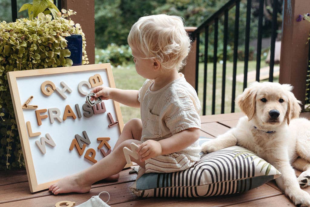 silicone alphabet magnets 26 piece set