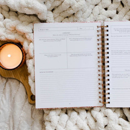 in the word journal | pink floral